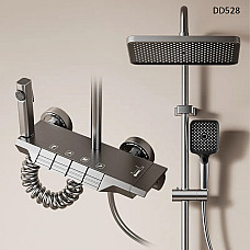 Πολυτελές σύστημα ντους με κουμπιά πιάνου και 4 λειτουργίες – DD528 - Sellzone.bg Πολυτελές σύστημα ντους με κουμπιά πιάνου και 4 λειτουργίες – DD528